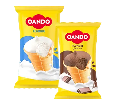 Oando Plombir ve Çikolatalı Plombır